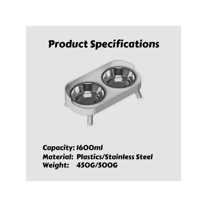 Premium Elevated Pet Feeding Station for Dogs &amp; Cats