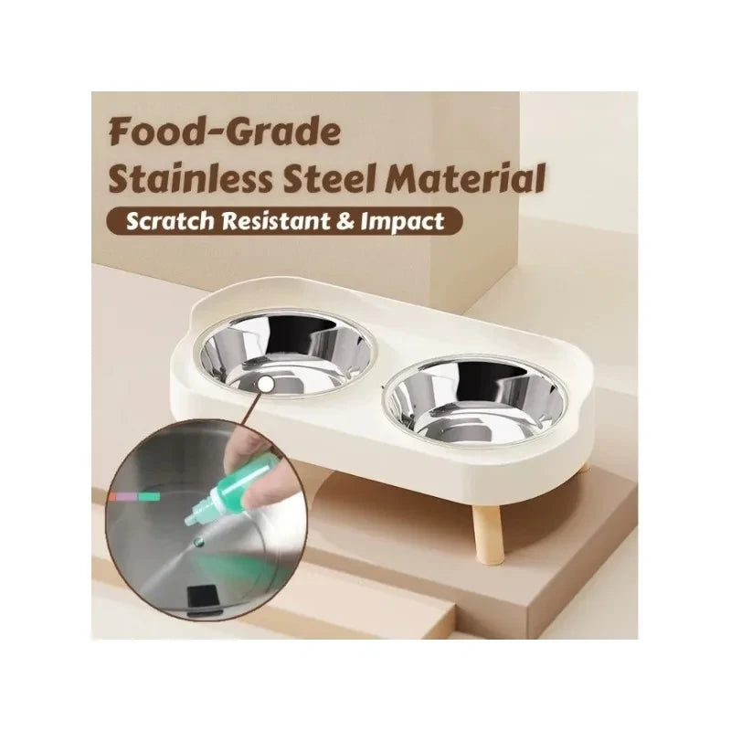 Premium Elevated Pet Feeding Station for Dogs &amp; Cats