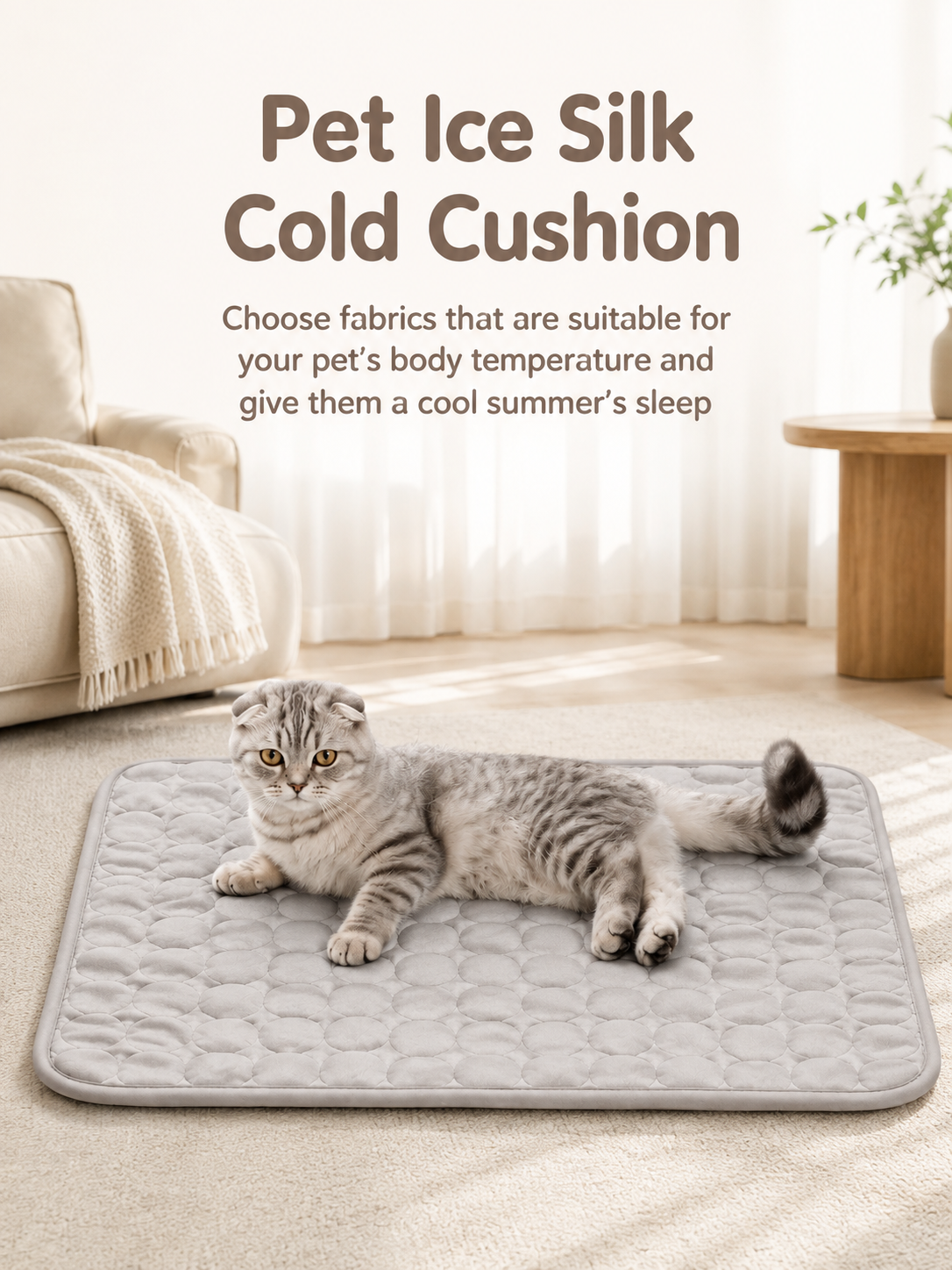 CoolNest Cooling Mat for Cats & Dogs