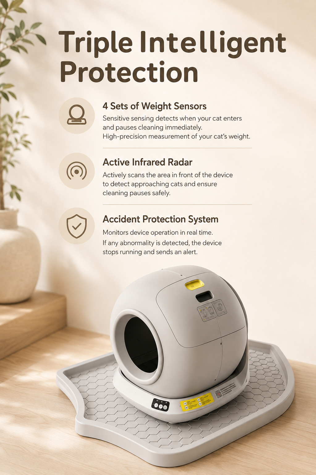 CleanPurr Smart Self-Cleaning Litter Box