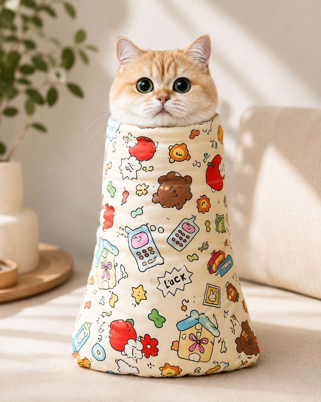 Cat Grooming Wrap – Self-Adherent Swaddle for Safe & Easy Care