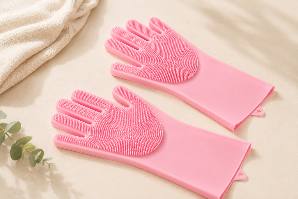 SoftScrub Pet Grooming Glove – Bath, Massage & Hair Removal