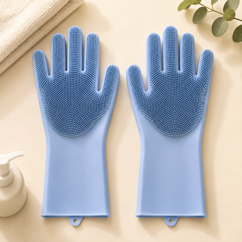 SoftScrub Pet Grooming Glove – Bath, Massage & Hair Removal