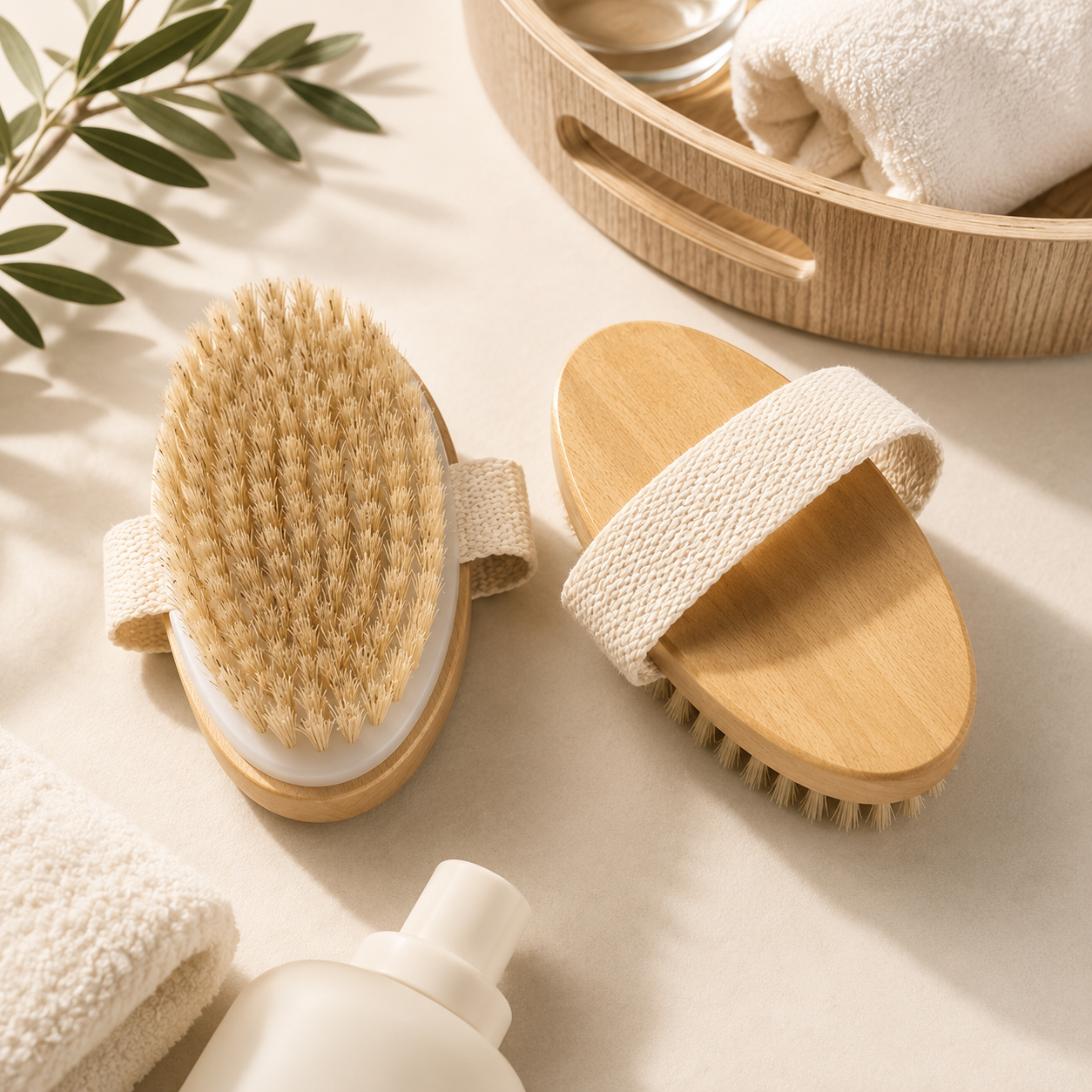 SoftGlow Natural Bristle Body Brush