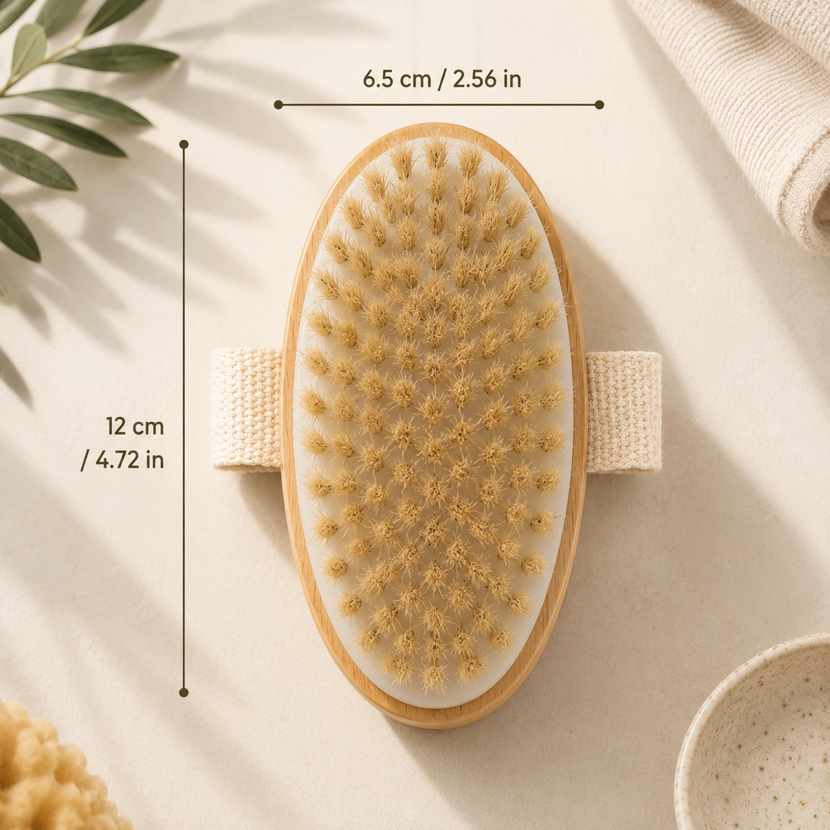 SoftGlow Natural Bristle Body Brush