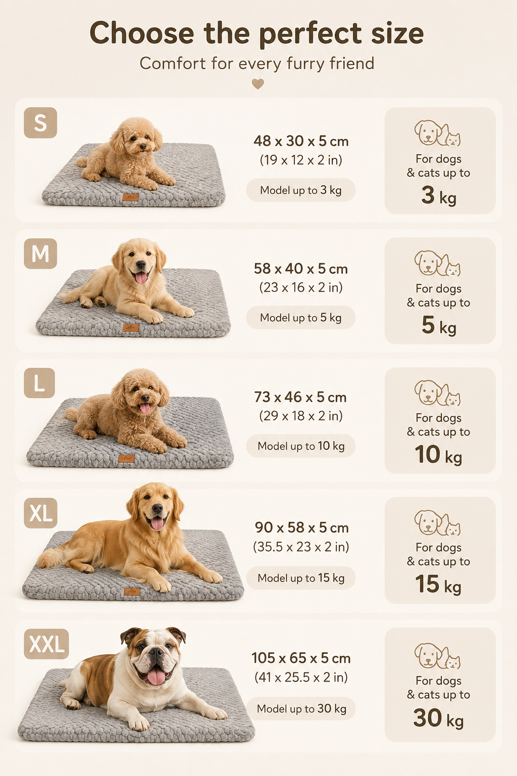 CloudRest Orthopedic Pet Bed